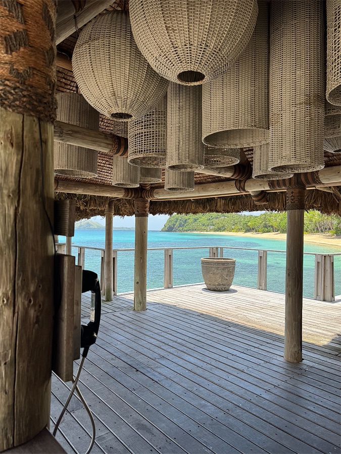 Waterfront bure deck
