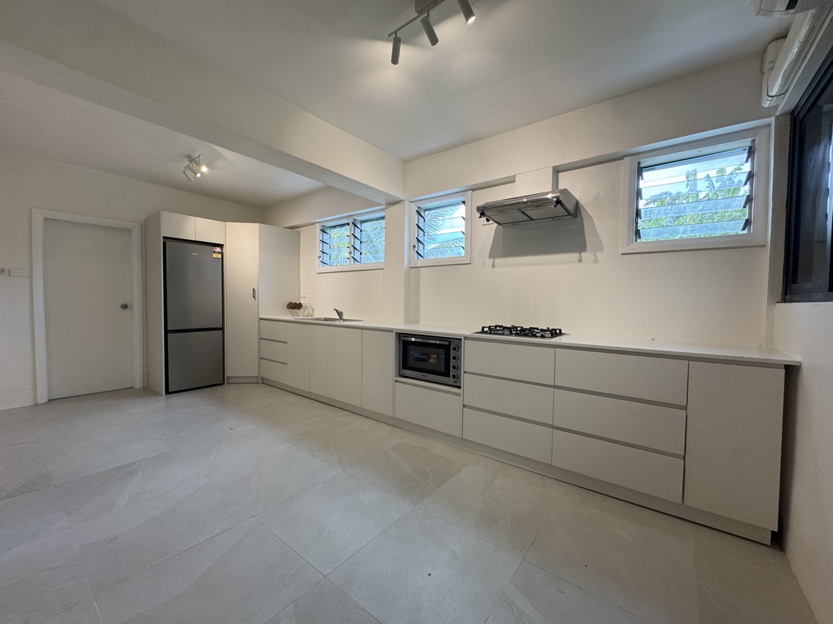 Kitchen with island bench, Suva
